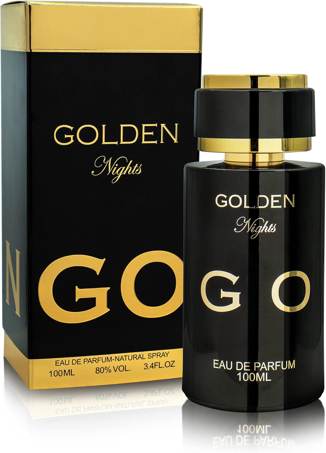 Alms Creation, Go Golden Nights, Eau De Parfum, For Men, 100 ml