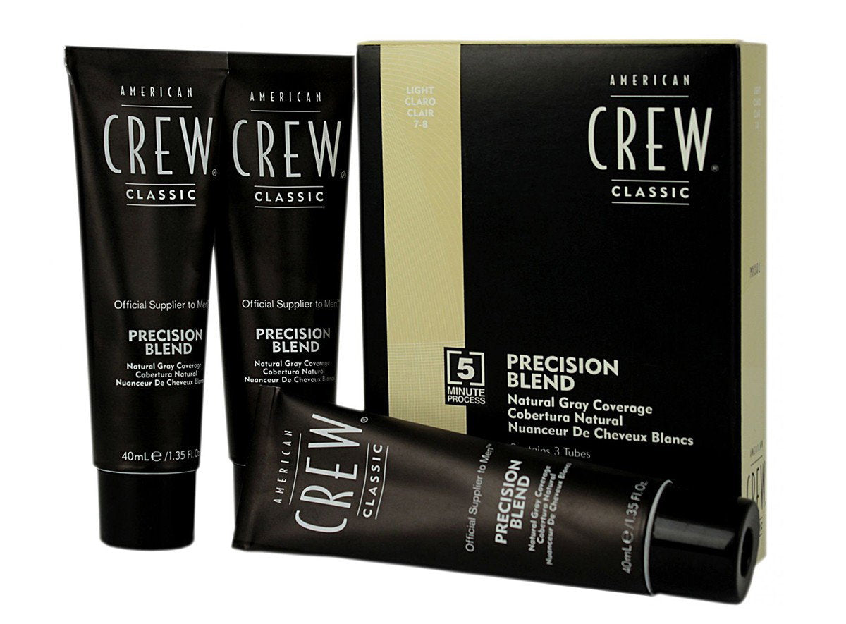 American Crew, Precision Blend, Semi-Permanent Hair Dye, 7-8 Light, 3x, 40 ml