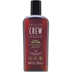 American Crew, 3-In-1 Tea Tree, Tea Tree Oil, Hair Shampoo, Conditioner & Shower Gel 3-In-1, For Moisturizing, 250 ml