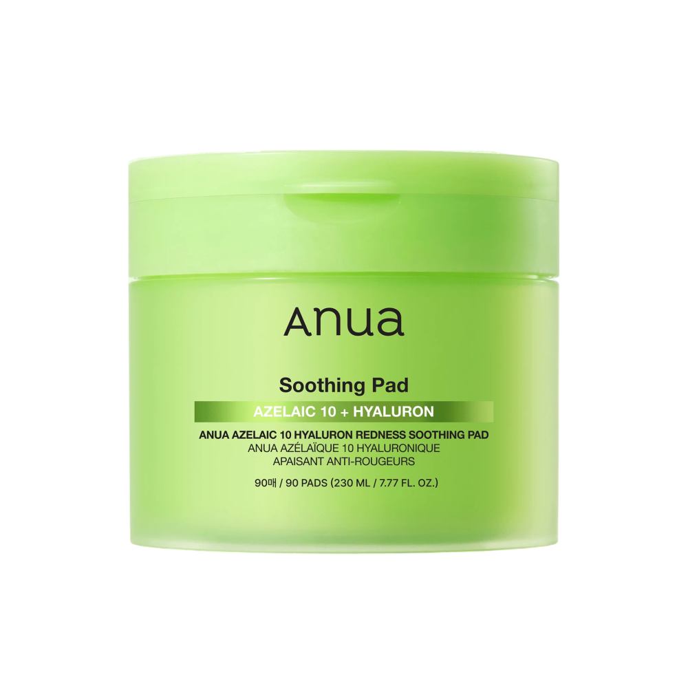 Anua, Azelaic Acid 10, Azelaic Acid 10 + Hyaluron, Soothing Anti-Redness, Peel-Off Pads, 90 pcs