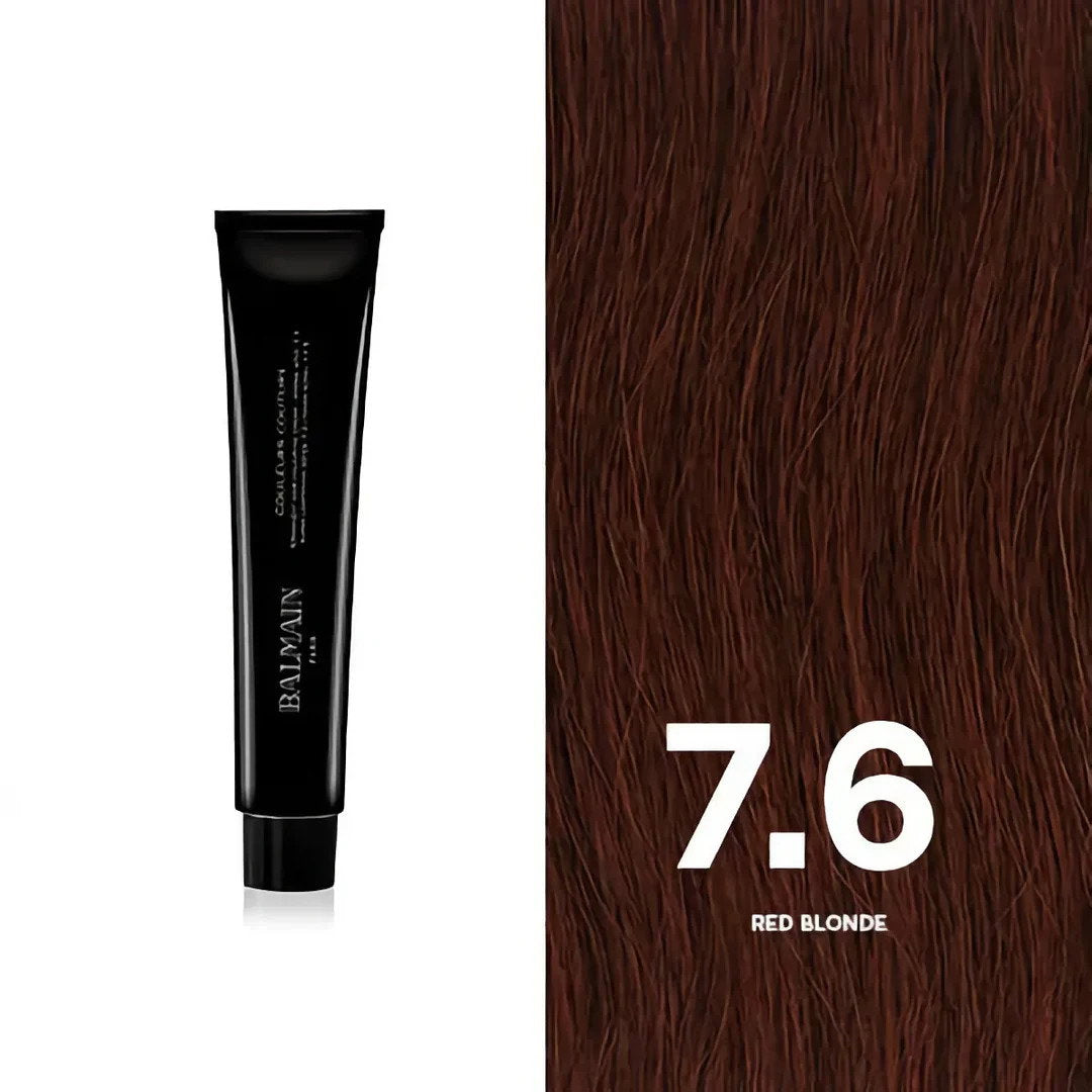 Balmain Professionnel, Couleurs Couture, Permanent Hair Dye, 7.6 Red Blonde, 60 ml