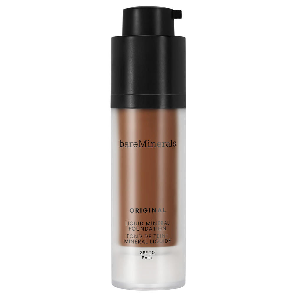 BareMinerals, Original Liquid Mineral, Luminous, Liquid Foundation, 30, Deepest Deep, SPF 20, 30 ml