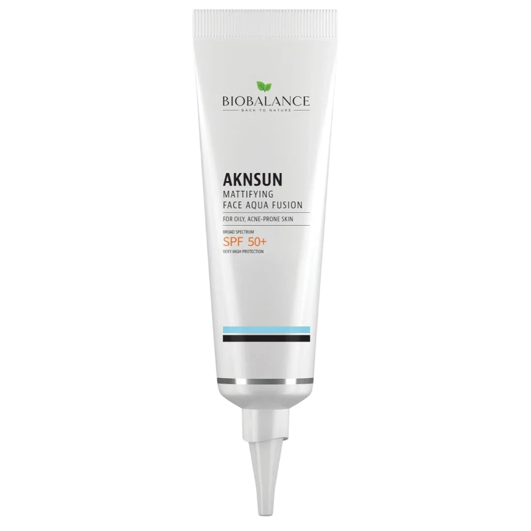 Bio Balance, AKNSUN, Matterende & Beskyttende, Før soleksponering, Creme, Til ansigt, SPF 50+, 40 ml