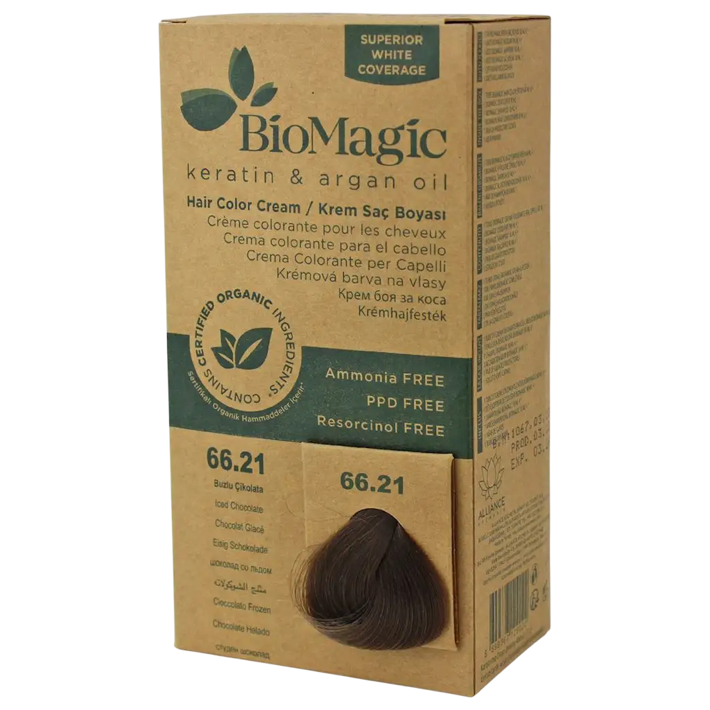Biomagic, Biomagic, Keratin & Argan Oil, Permanent Hair Dye, 66.21 , 250 ml *Tester