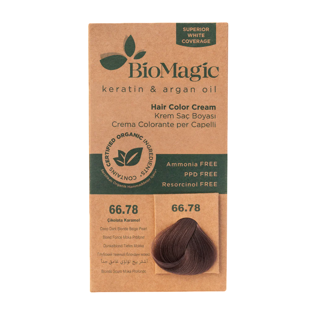 Biomagic, Biomagic, Keratin & Argan Oil, Permanent Hair Dye, 66.78 , 250 ml *Tester