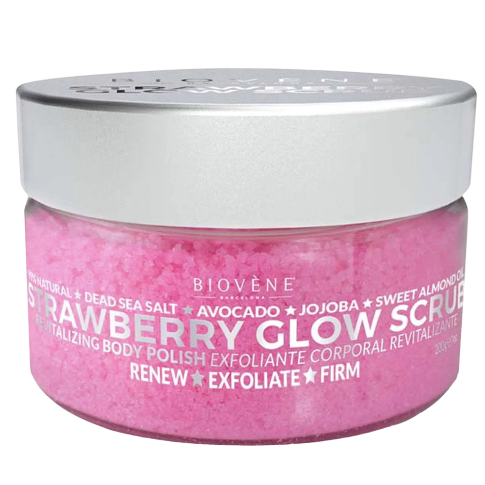 Biovene, Glow, Strawberry, Exfoliating, Body Scrub, 200 g *Tester