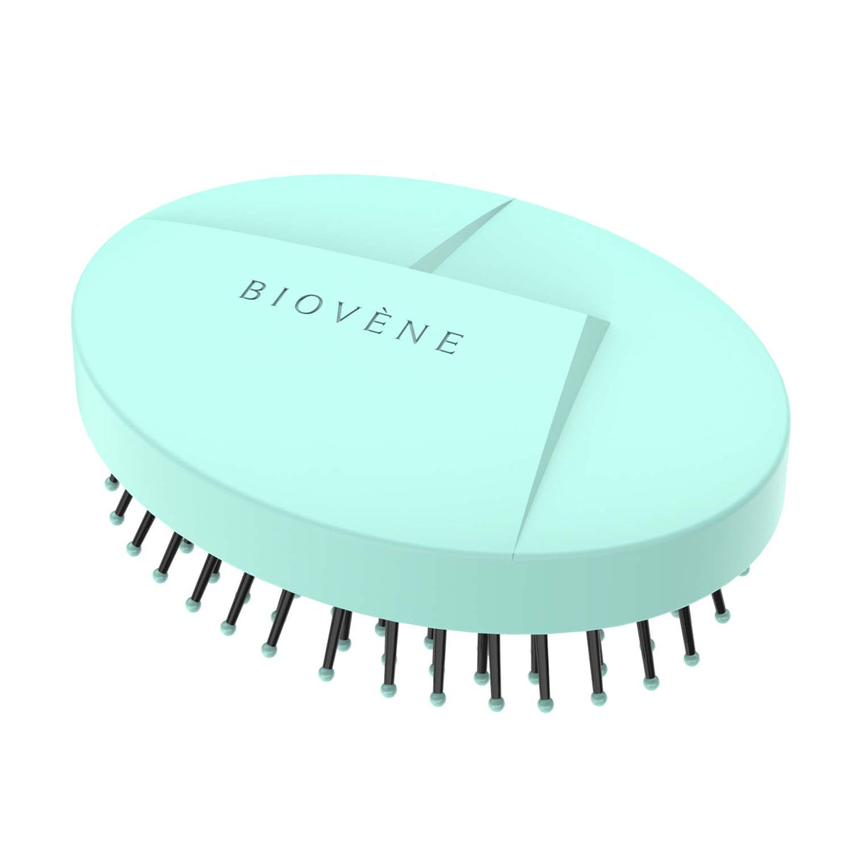 Biovene, The Conscious, Compact, Hair Brush, Mint Green, Detangling
