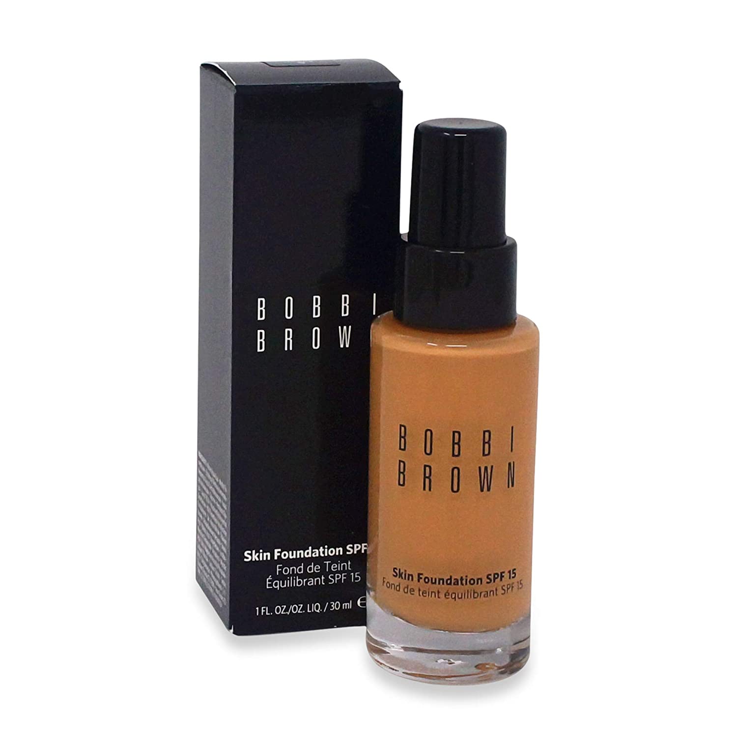 Bobbi Brown, Skin, Glycerin, Longwear, Liquid Foundation, 080, Neutral Almond, SPF 15, 30 ml