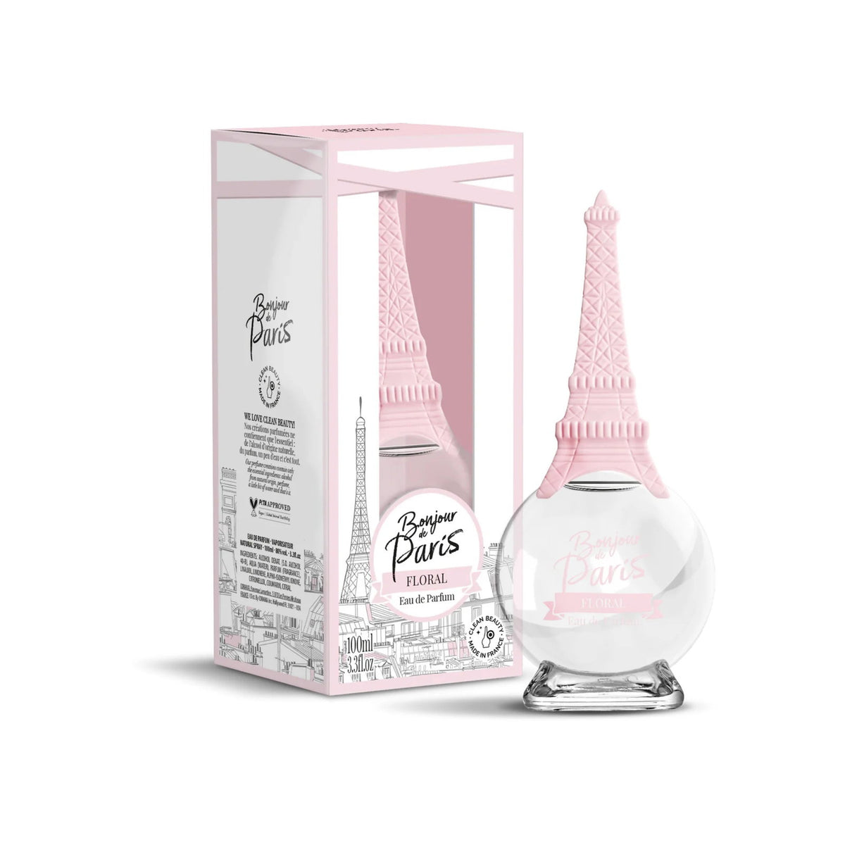 Bonjour de Paris, Floral, Eau De Parfum, For Women, 50 ml