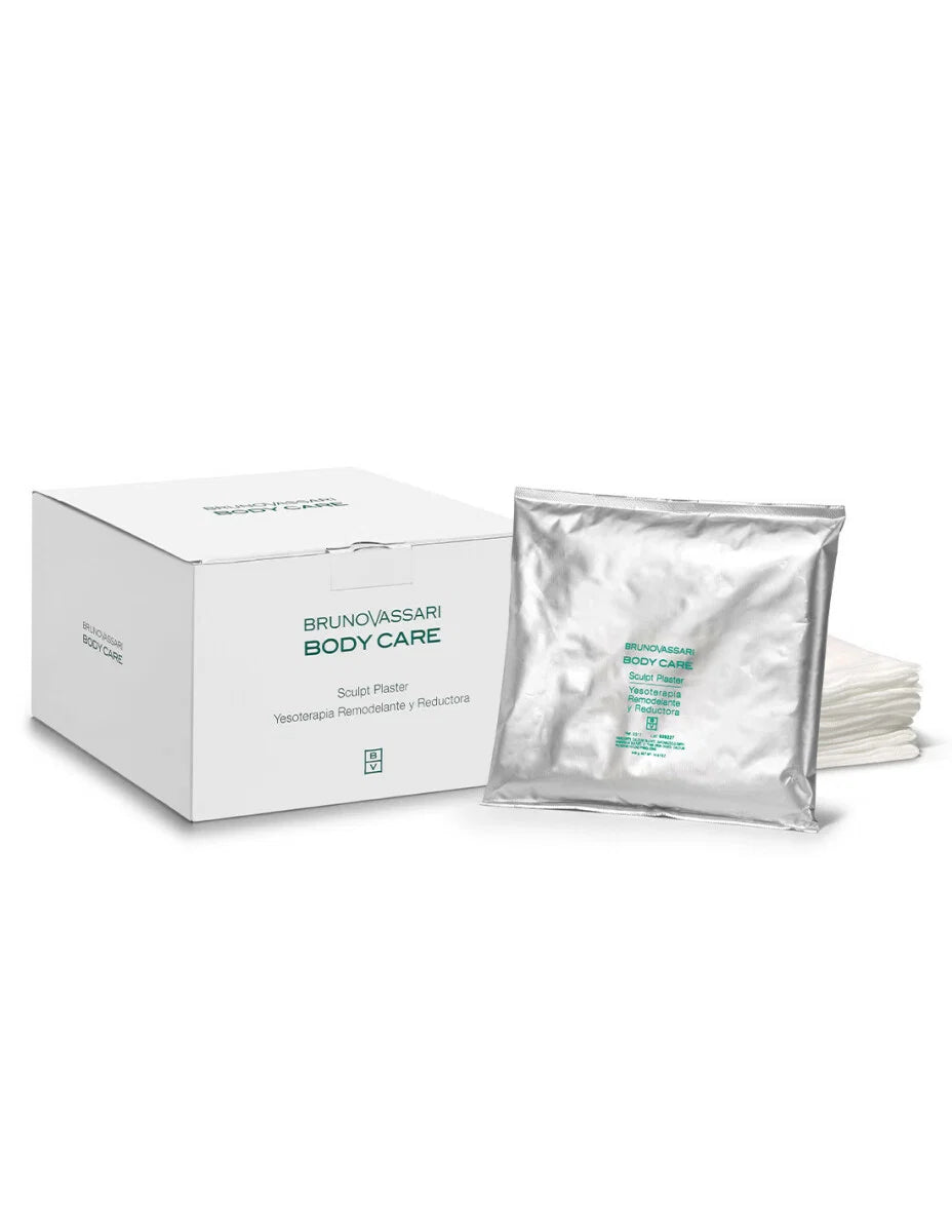 Set, Bruno Vassari, Body Care, Cosmetic plaster, Firmness + Body Remodeling, Body Powder Mask, 4 pcs, 440 g