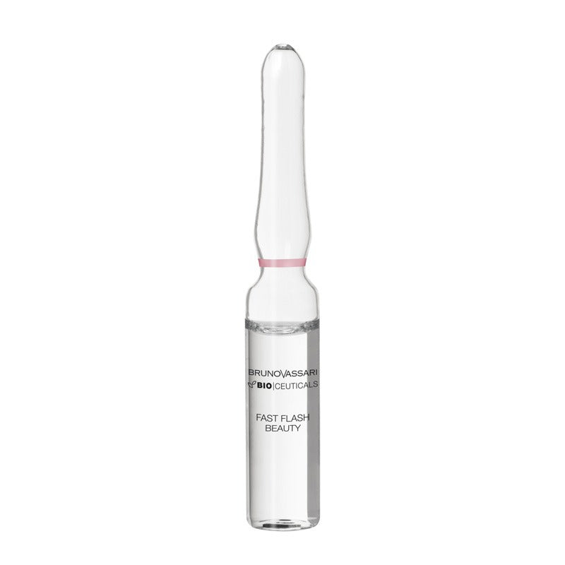 Set, Bruno Vassari, Bio Ceuticals Fast Flash Beauty, DMAE, Anti-Ageing, Ampoules Treatment Serum, For Face, For Women, 6 pcs, 2 ml