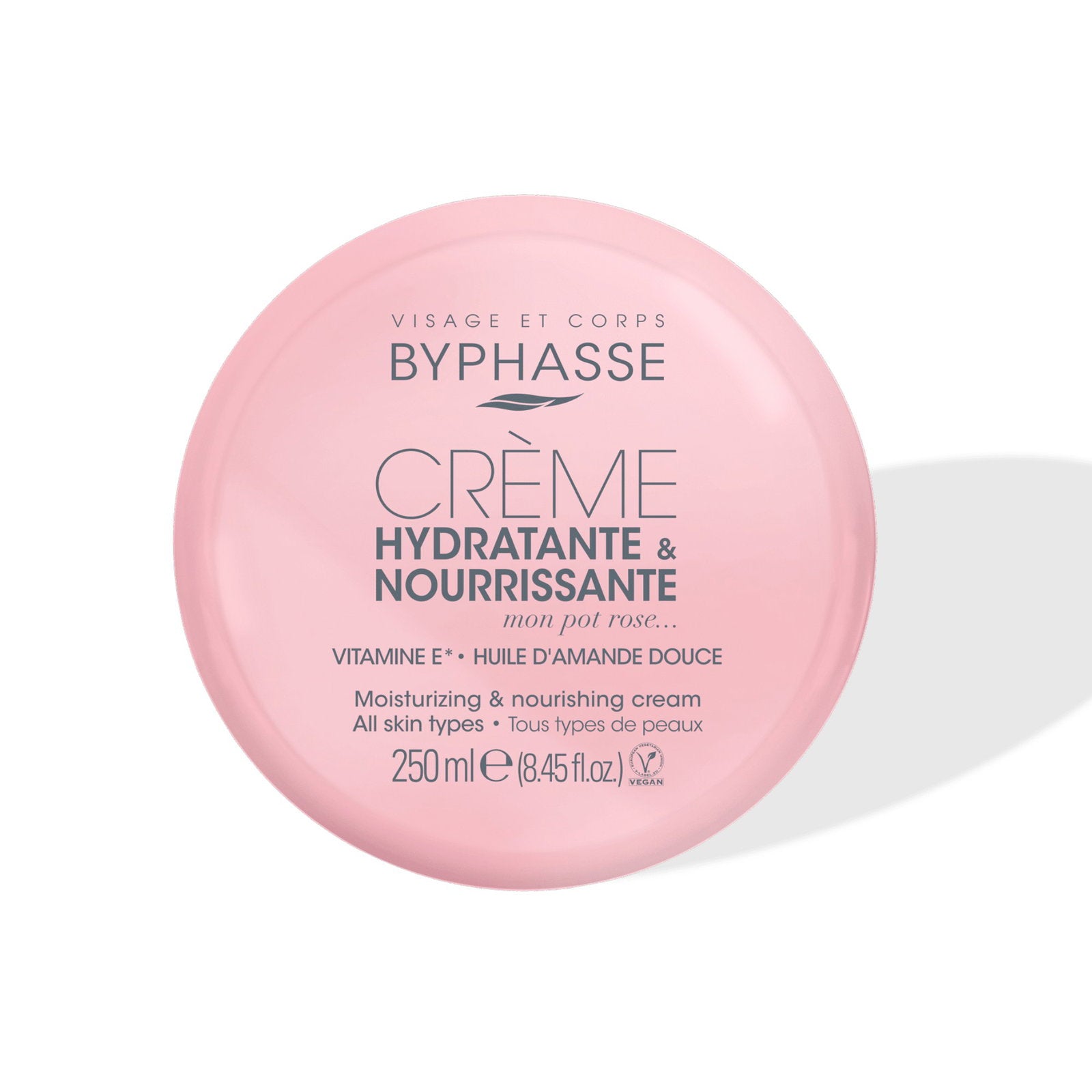 Byphasse, Byphasse, Vitamin E, Moisturizing, Cream, For Face & Body, 250 ml