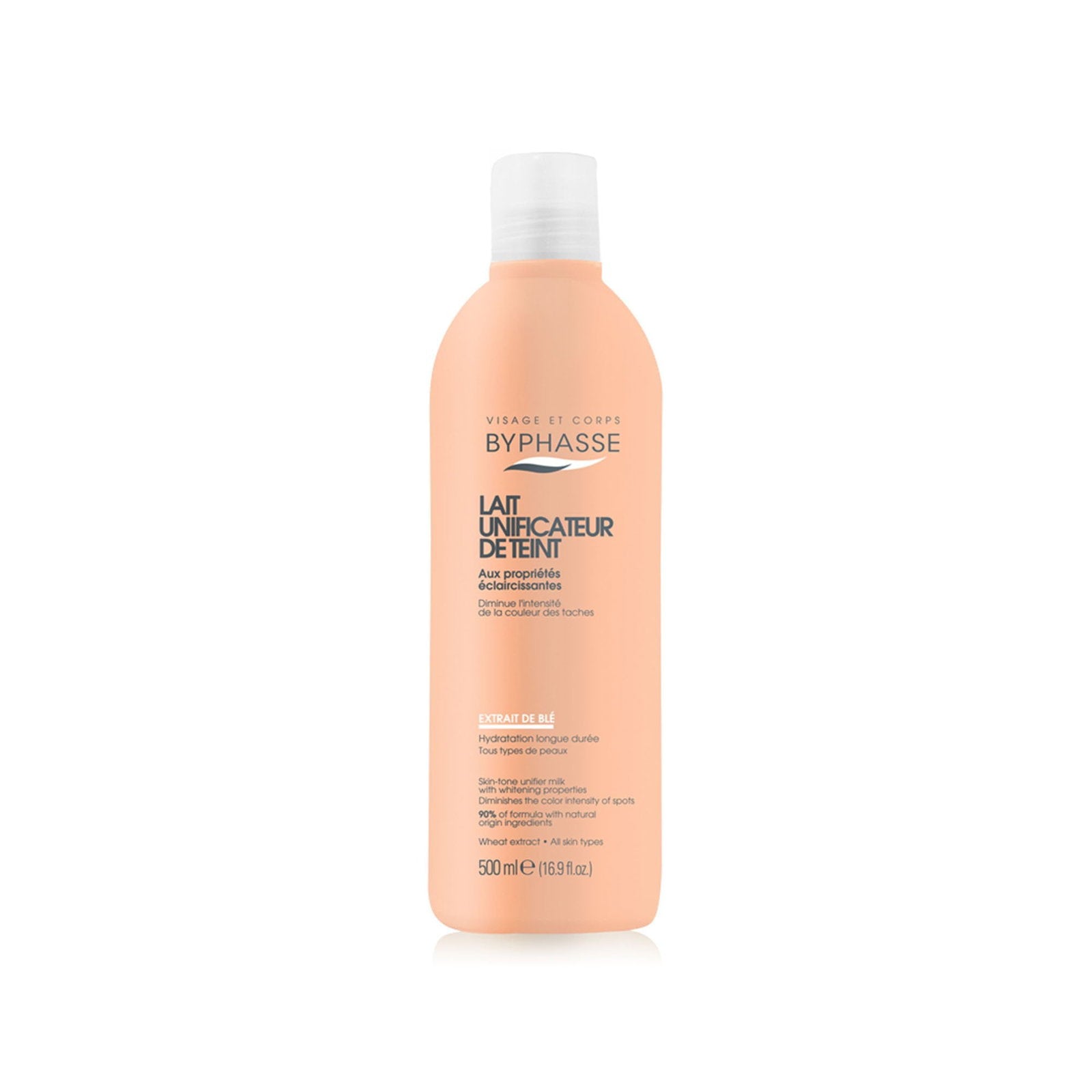Byphasse, Byphasse, Wheat, Whitening, Body Milk, 500 ml