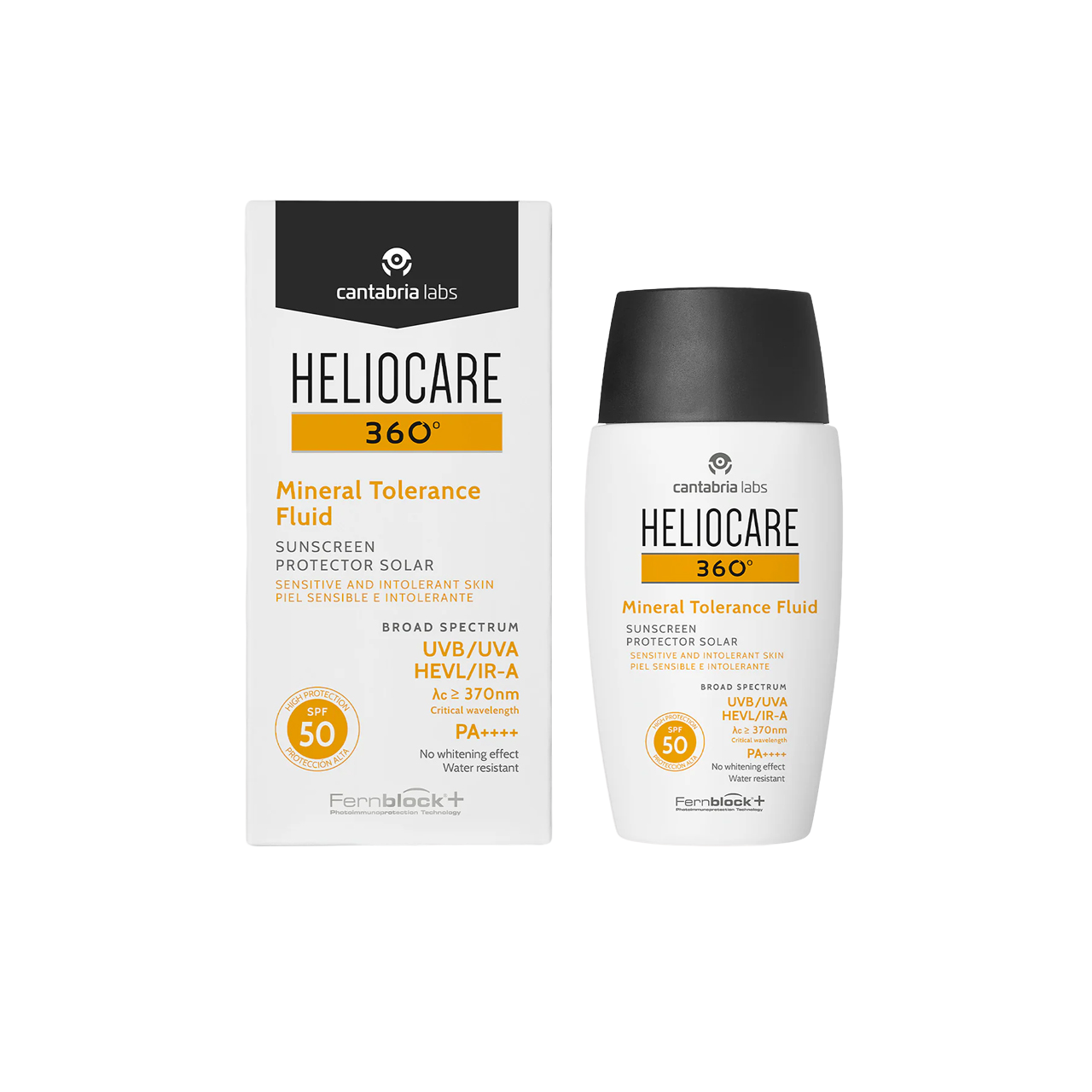 Cantabria Labs, Heliocare 360º, Sun Protection, Sunscreen Fluid, SPF 50, 50 ml