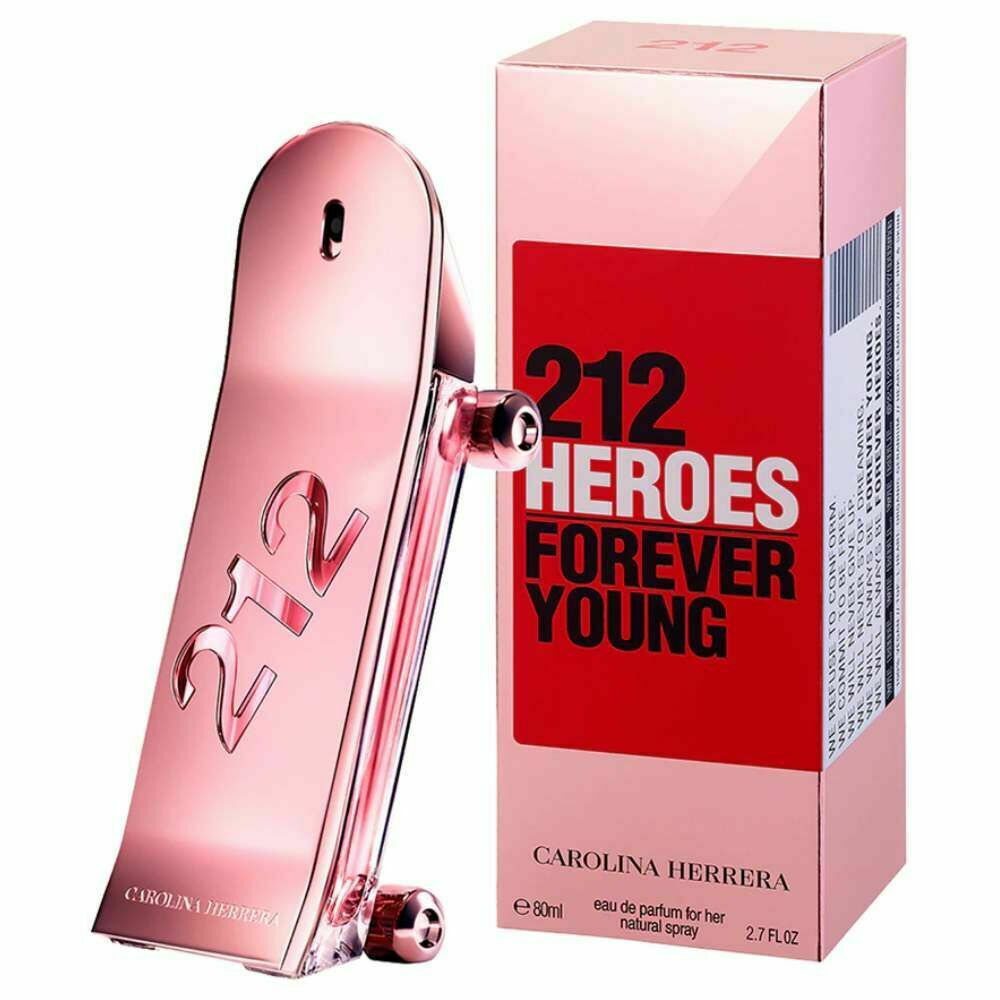 Carolina Herrera, 212 Heroes Forever Young, Eau De Parfum, For Women, 80 ml