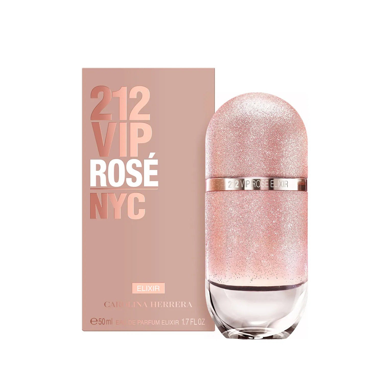 Carolina Herrera, 212 VIP Rose Elixir, Eau De Parfum, For Women, 50 ml