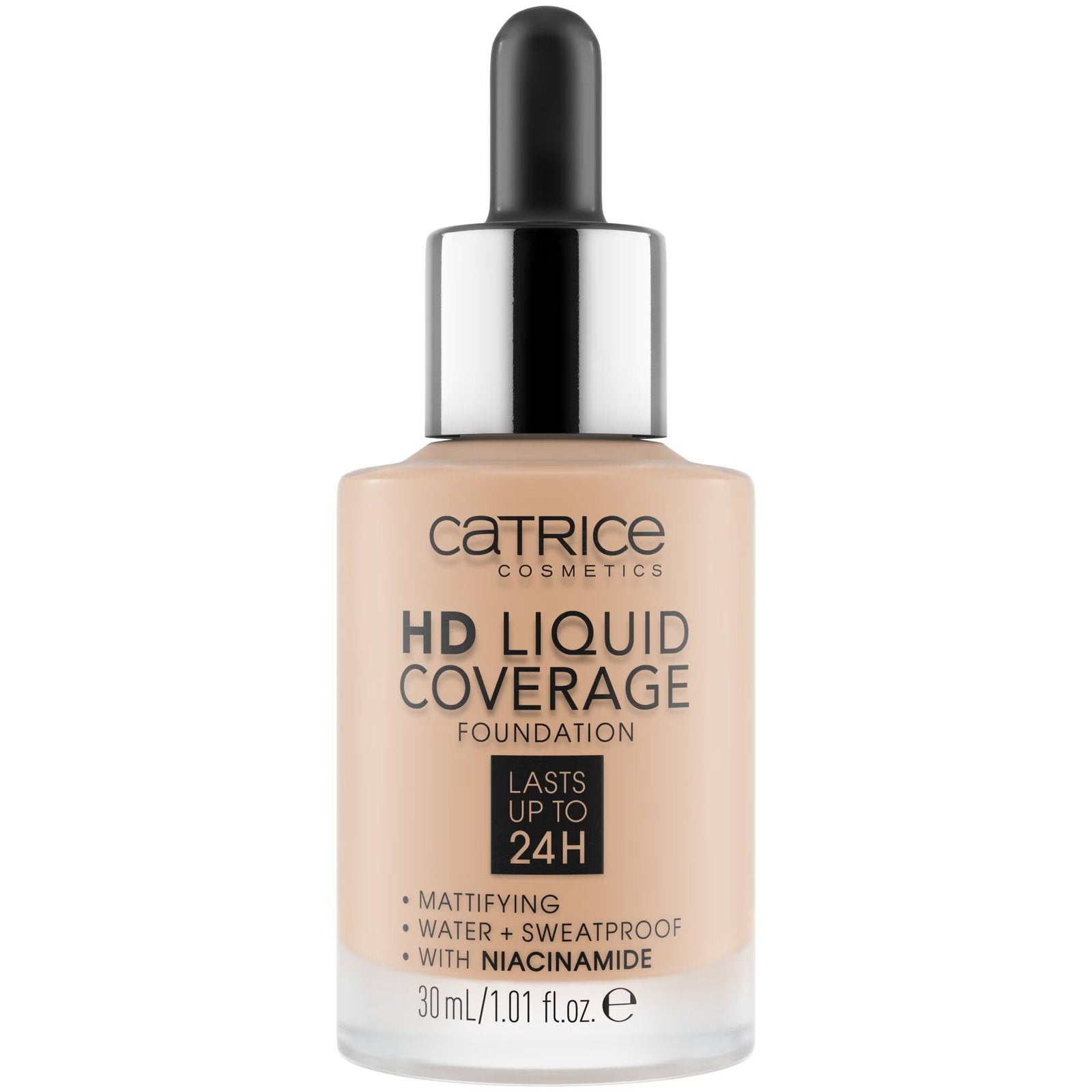 Catrice, HD, Vegan, Matte, Liquid Foundation, 050, Rosy Ash, 30 ml