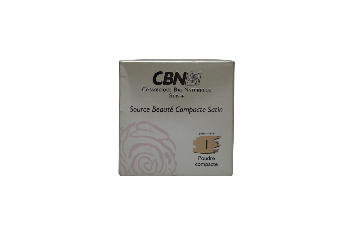 CBN, Source Beaute, Satinfinish, Kompakt Foundation, 1, 10 g