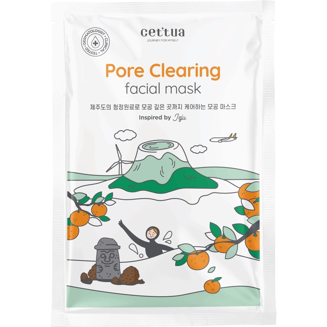 Cettua Jeju porerensende stofmaske 20 g
