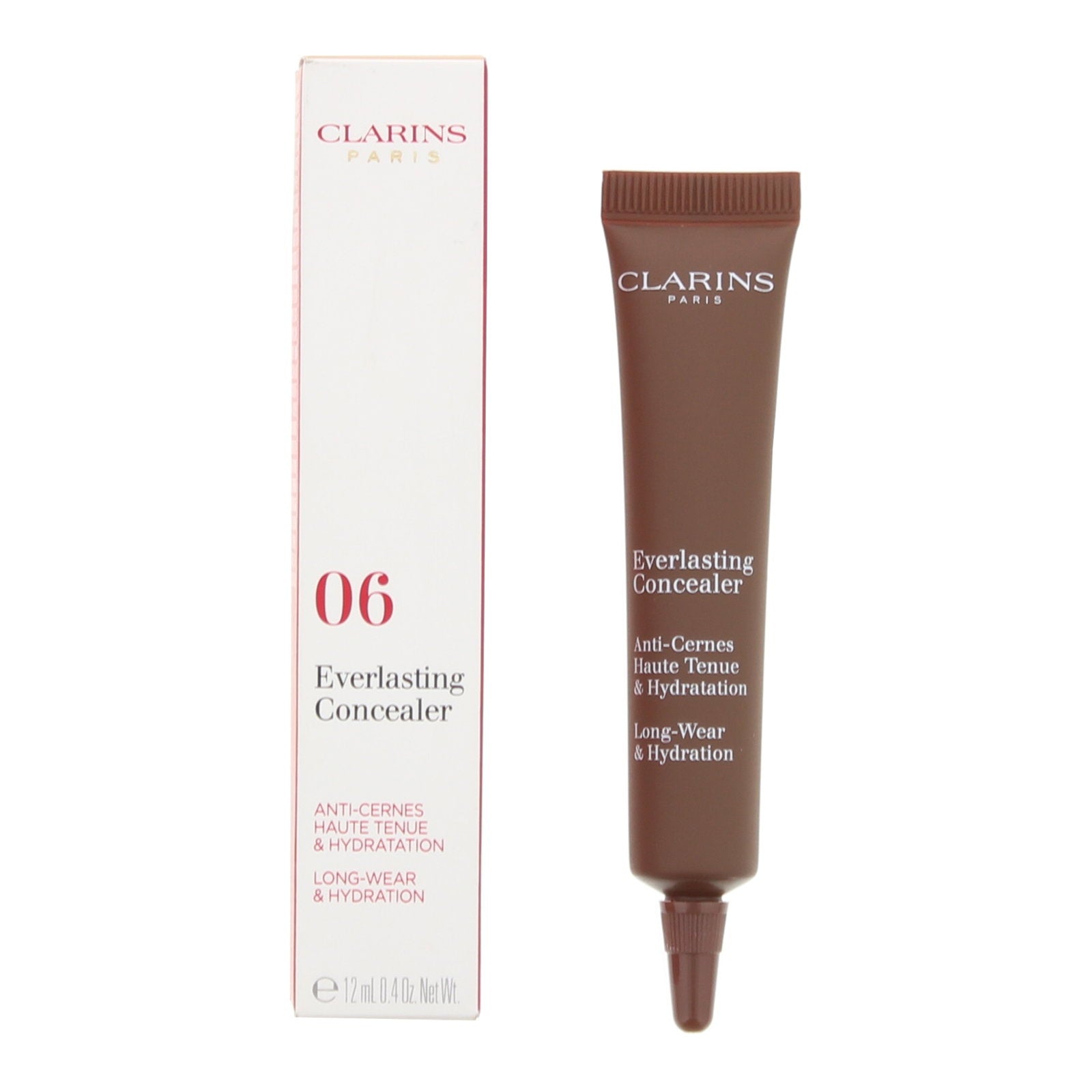 Clarins, Everlasting, Matte, Liquid Concealer, 06, Extra Deep, 12 ml