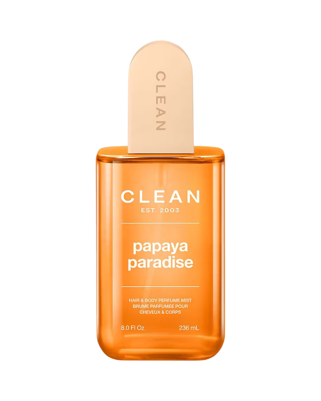 Clean, Papaya Paradise, Hair Scented Mist, For Women, 236 ml
