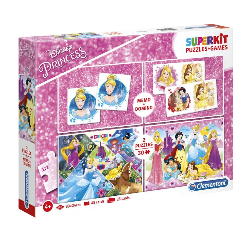 Clementoni SuperKit Disney Princess puslespils- og spilsæt - 28 dele