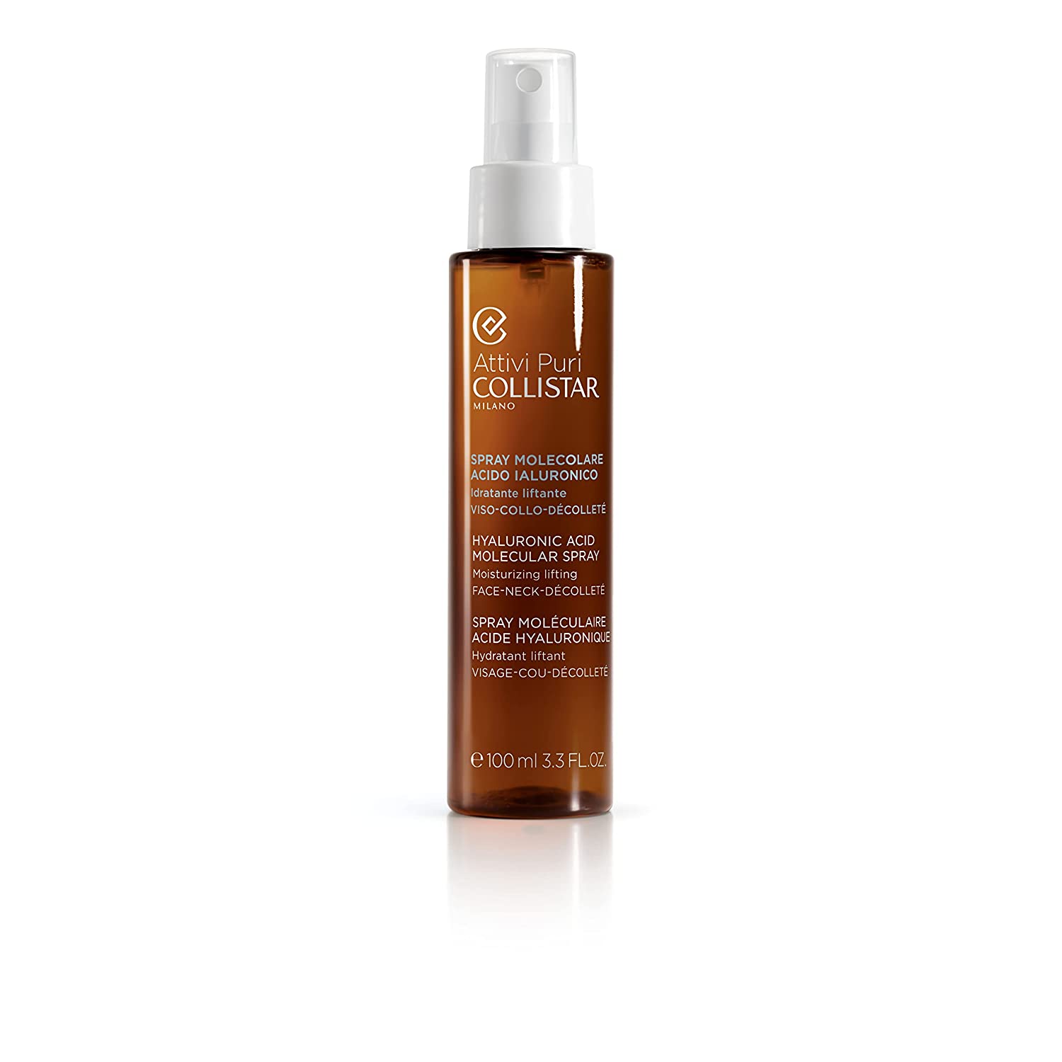 Collistar, Pure Actives, Hyaluronic Acid, Vitalizing, Day & Night, Eye Spray, 15 ml
