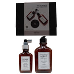 Consumer Kit C Set Depot: 100 Hair Cleansing No. 102, Botanical Complex, Hair Shampoo, Anti-Dandruff & Sebum Control, 250 ml + 200 Hair Treatments No. 208, Botanical Complex, Leave-In Scalp Treatment Lotion, For Detoxing, 100 ml