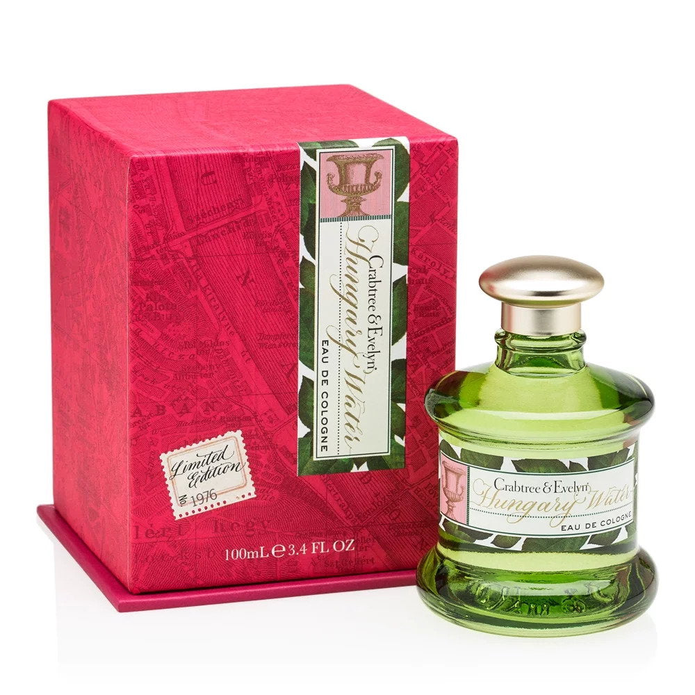 Crabtree & Evelyn, Hungary Water, Eau De Cologne, Unisex, 100 ml
