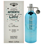 Cuba Authentic, Citrus, Eau De Toilette, For Men, 100 ml