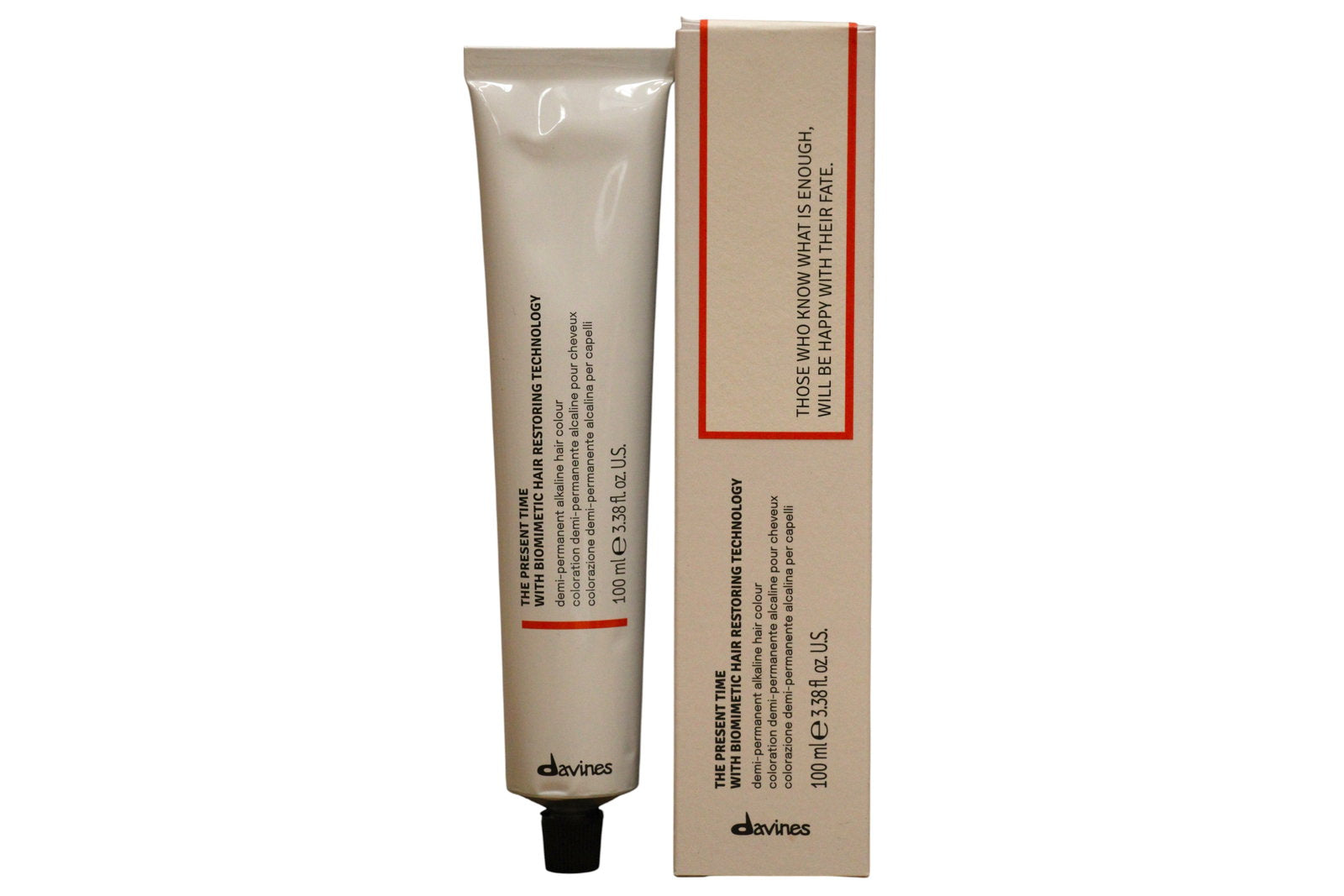 Davines, The Present Time, Demi-Permanent Hair Dye, 7.12 , 100 ml