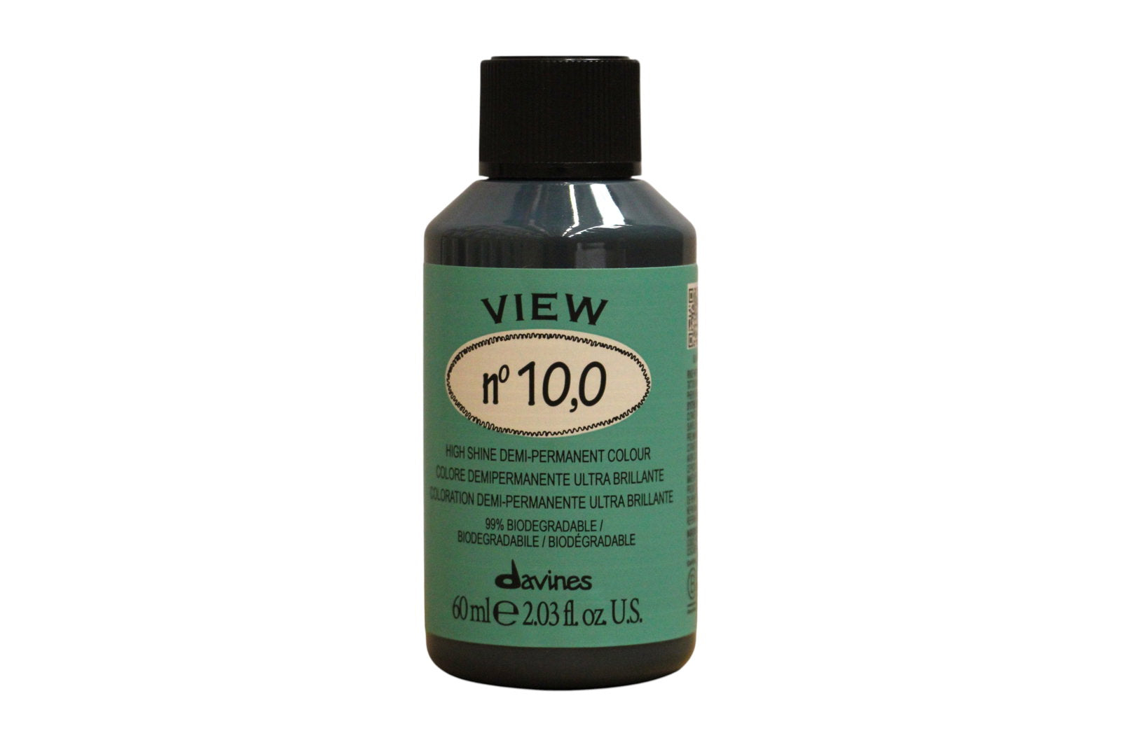Davines, View, Demi-Permanent Hair Dye, 10.0 , 60 ml