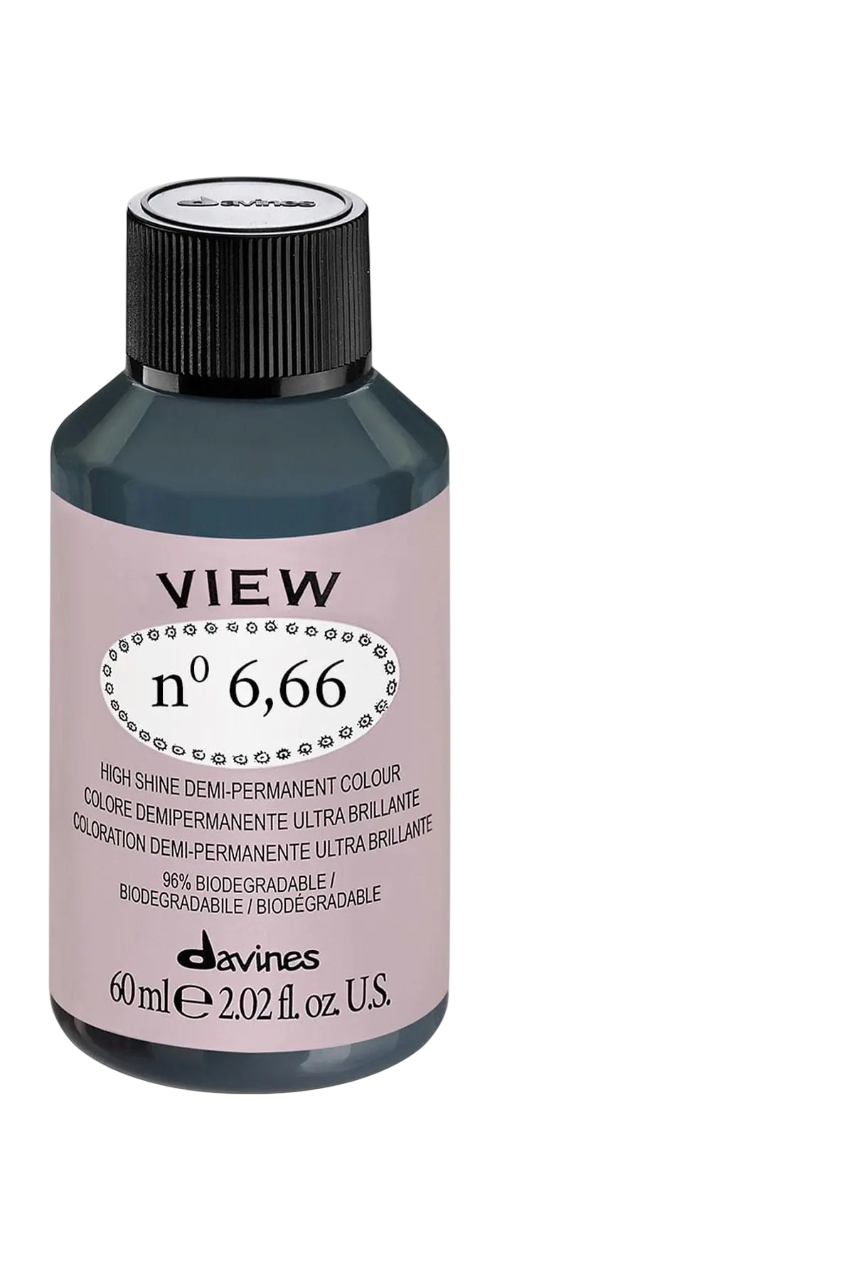 Davines, View, Demi-Permanent Hair Dye, 6.66 , 60 ml