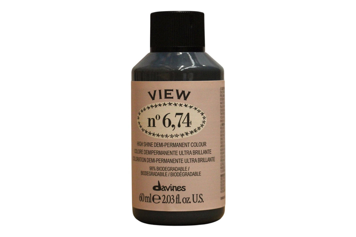 Davines, View, semi-permanent hårfarve, 6.74 , 60 ml