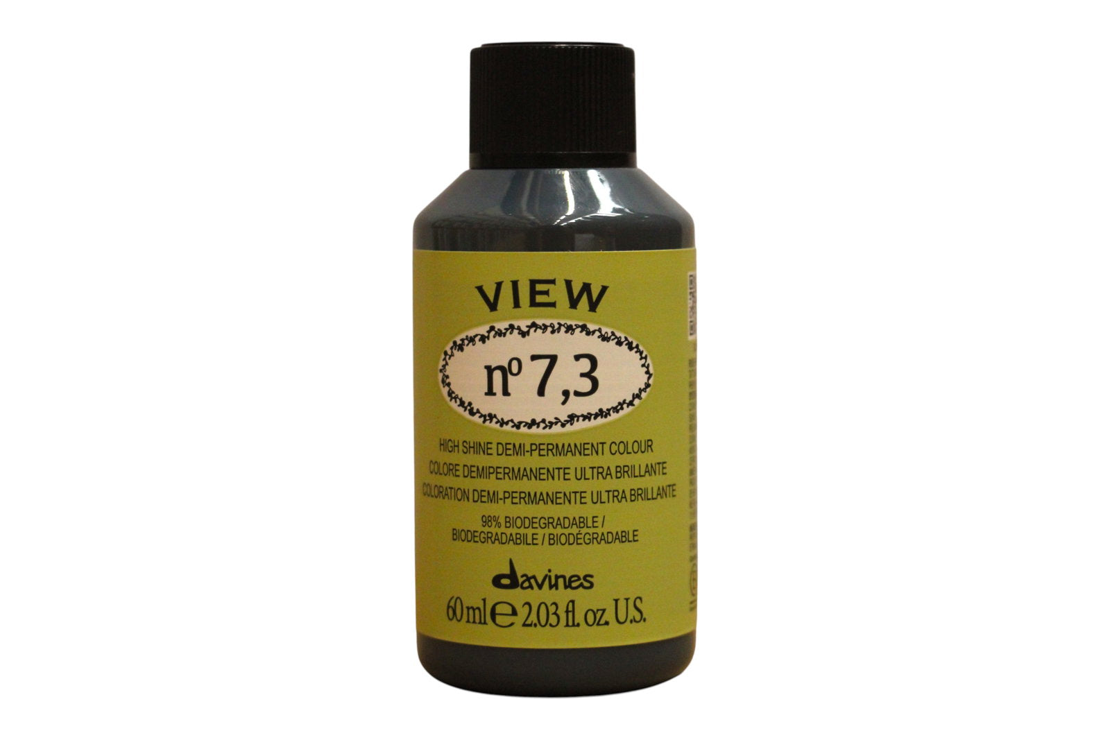 Davines, View, Demi-Permanent Hair Dye, 7.3 , 60 ml