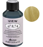 Davines, View, Demi-Permanent Hair Dye, 8.74 Gloss, 60 ml