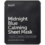 Dear Klairs, Midnight Blue, Calming & Cooling, Sheet Mask, For Face, 25 ml
