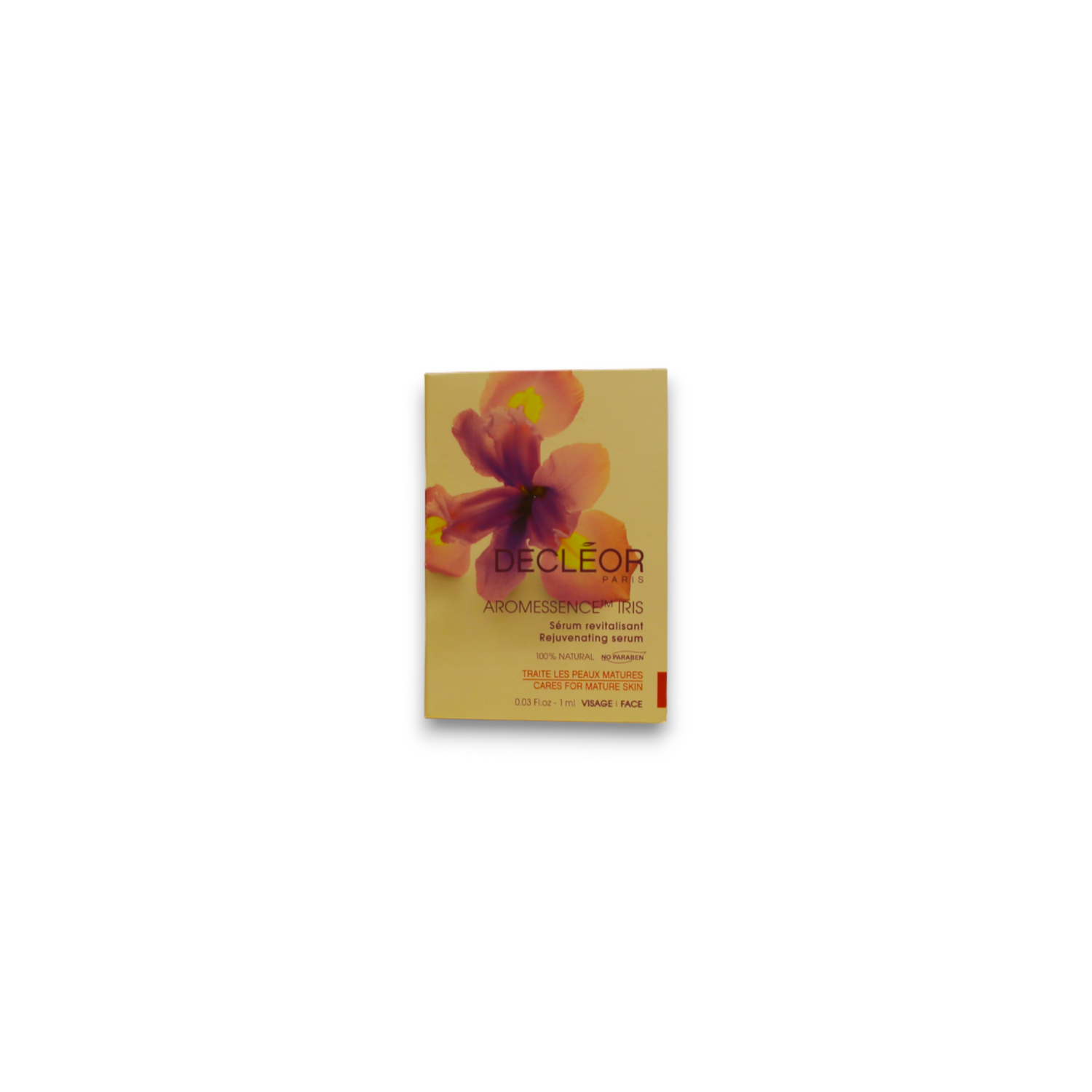 Decleor, Aromessence Iris, Essential Oils, Rejuvenating, Morning, Oil, For Face & Eyes, 1 ml *Sample
