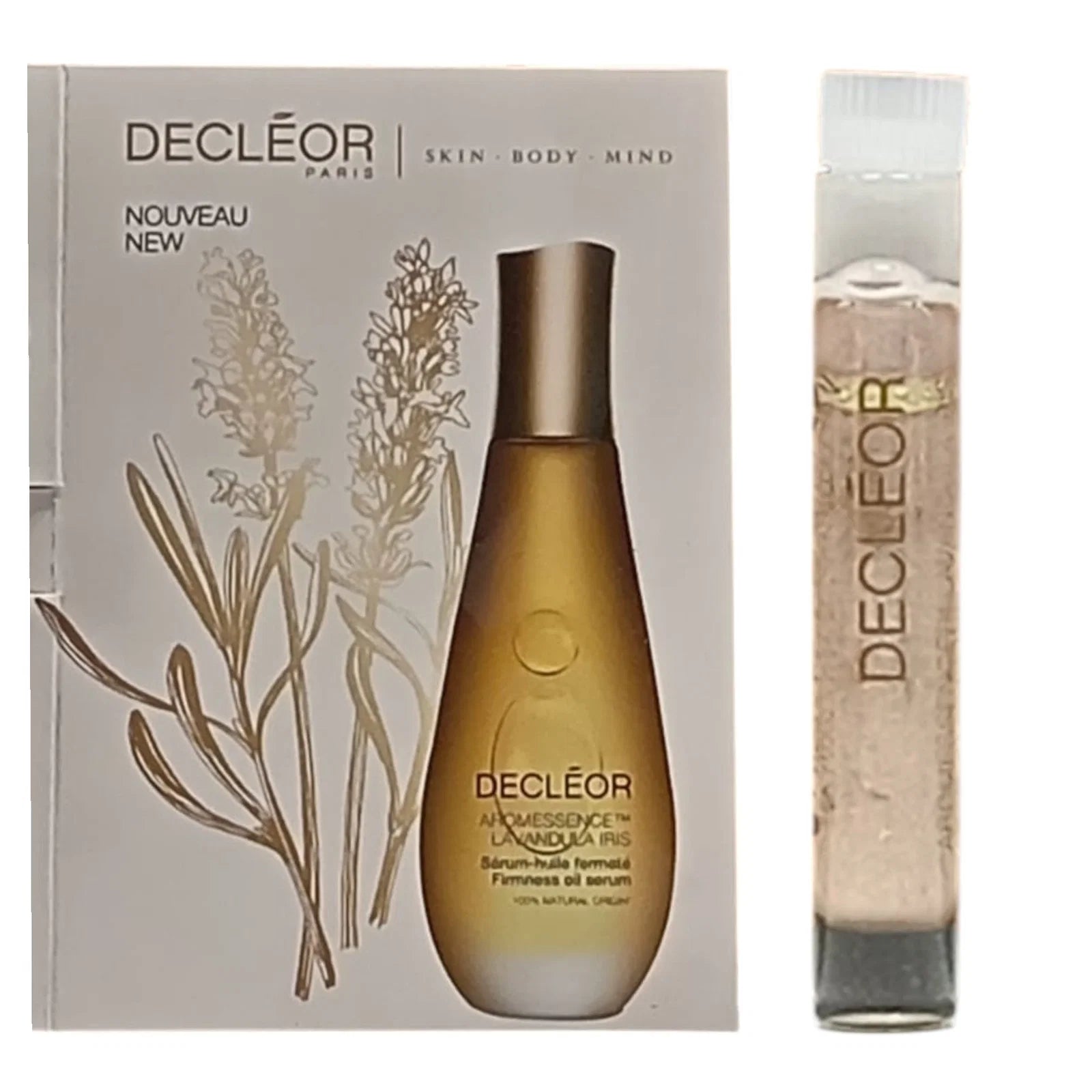 Decleor, Aromessence Lavender Fine, Essential Oils, Rejuvenating, Morning, Oil, For Face & Eyes, 1 ml *Sample