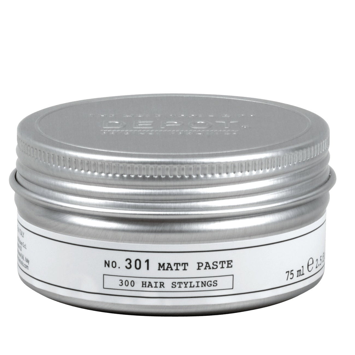 Depot, 300 Hair Stylings No. 301, Hair Styling Paste, Matte Texture, Strong Hold, For Hair, 75 ml