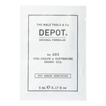 Depot, 400 Shave Specifics No. 403, Sweet Almond, Softening, Pre-Shaving Oil, 5 ml