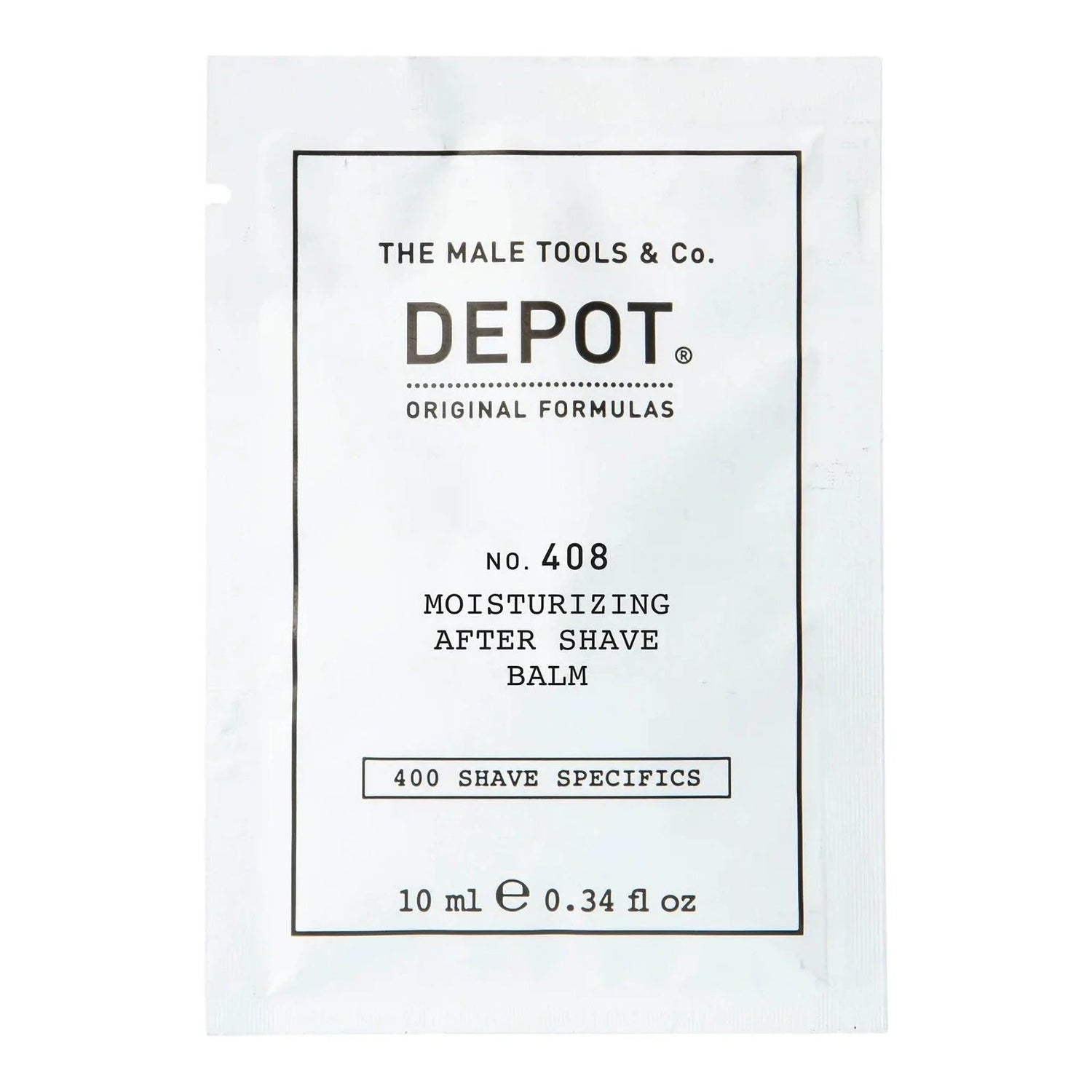 Depot, 400 Shave Specifics No. 408, Classic Cologne, Moisturizing, After-Shave Balm, 10 ml