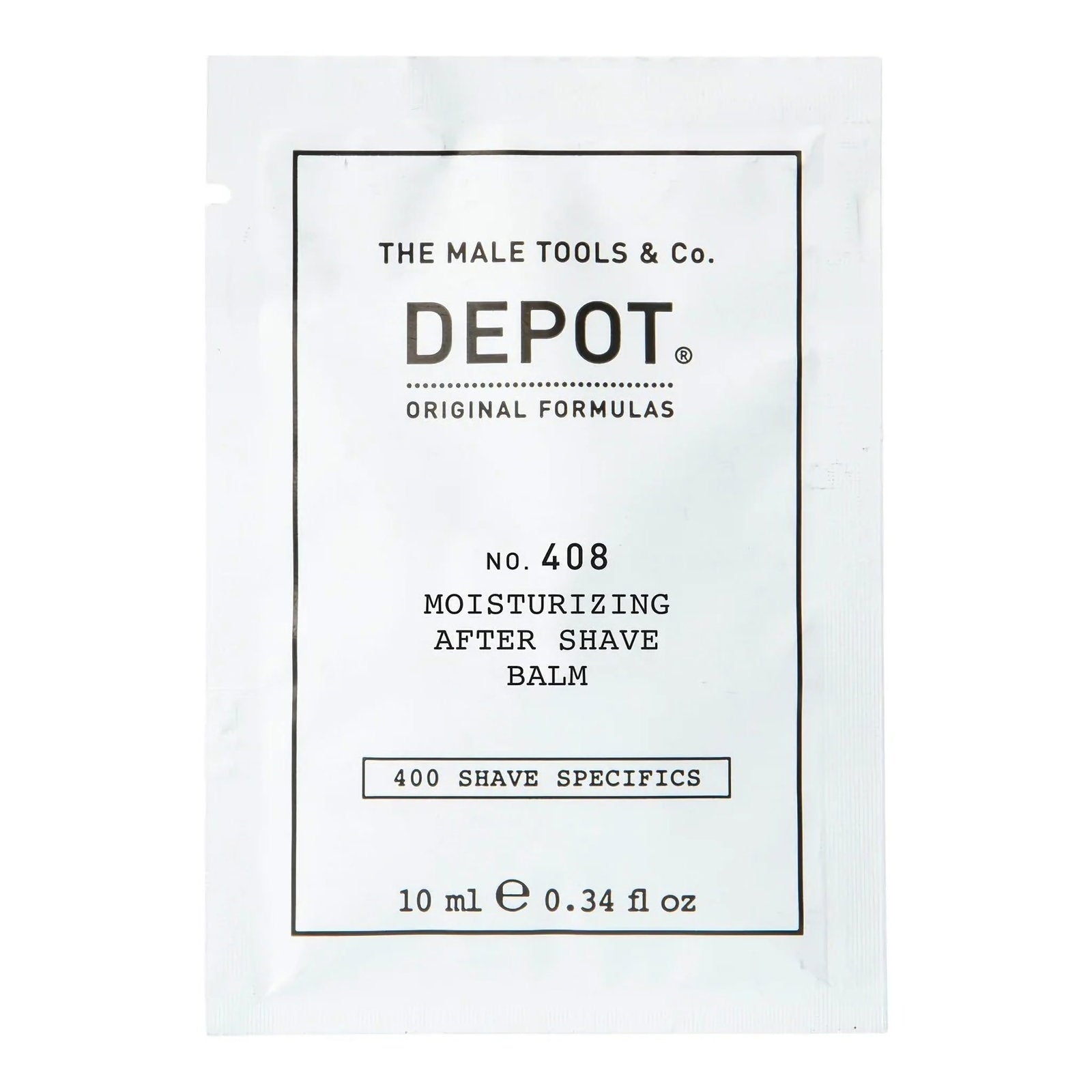 Depot, 400 Shave Specifics No. 408, Classic Cologne, Moisturizing, After-Shave Balm, 10 ml