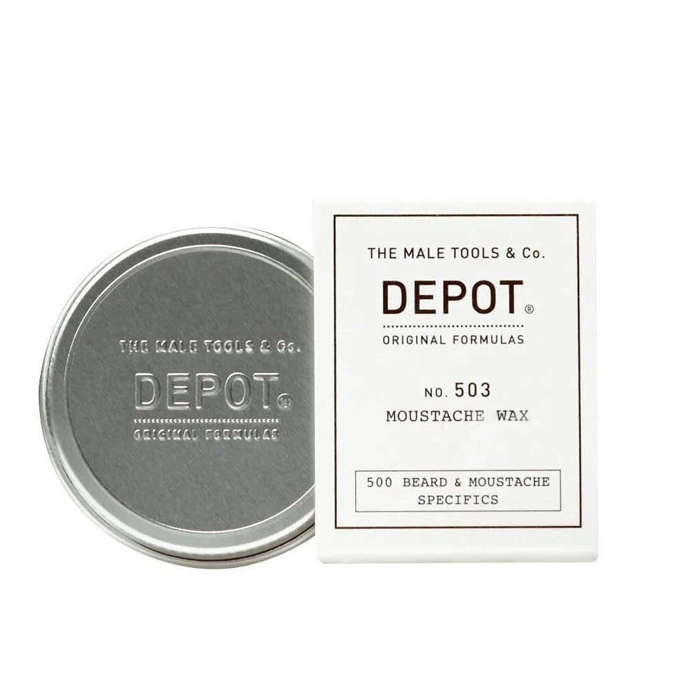 Depot, 500 Beard & Mustache Specifics No. 503, Jojoba Oil, Moustache Wax, For Styling, 30 ml