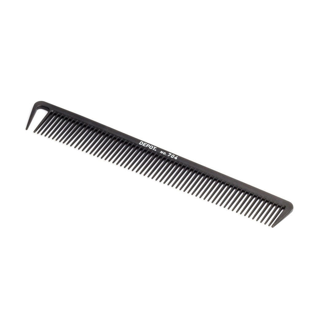 Depot, Accessories No. 704 Carbon, Hair Plastic Comb, Black