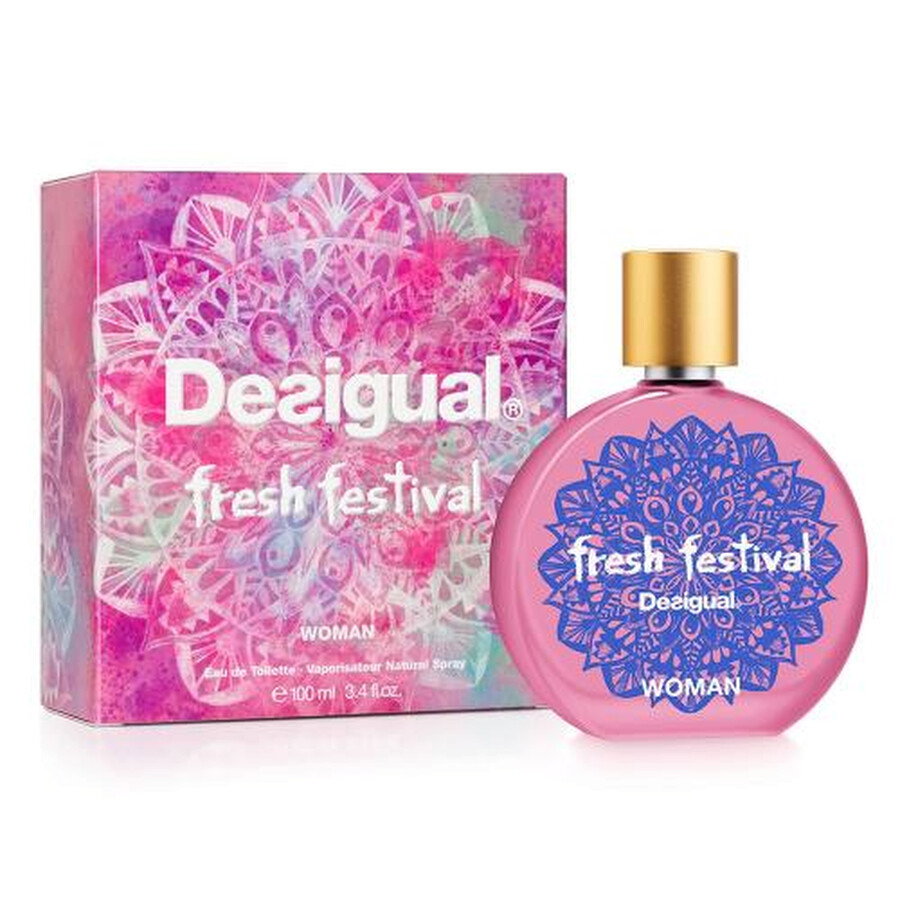 Desigual, Fresh Festival, Eau De Toilette, For Women, 100 ml