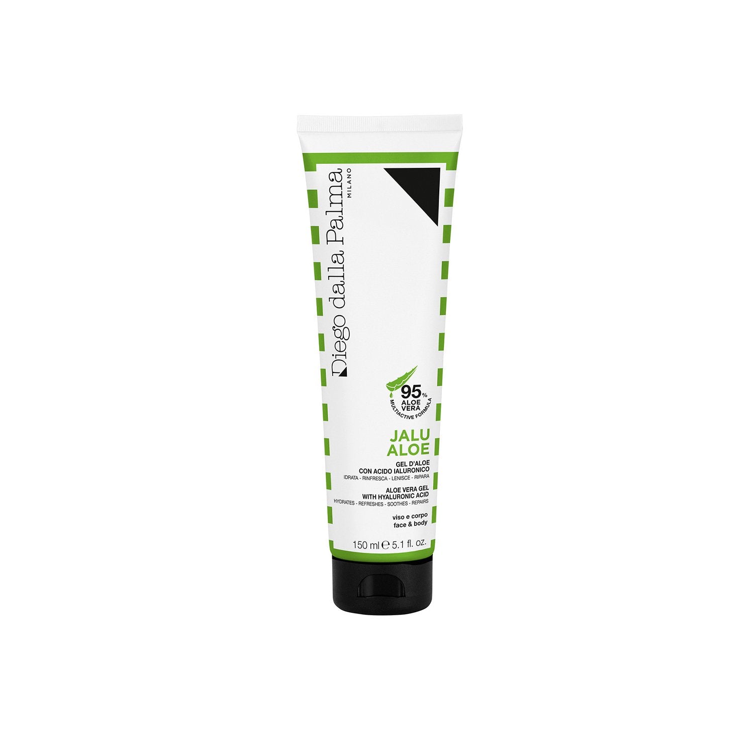Diego Dalla Palma, Jalu Aloe, Hyaluronic Acid, Calming, Gel, For Face & Body, 150 ml