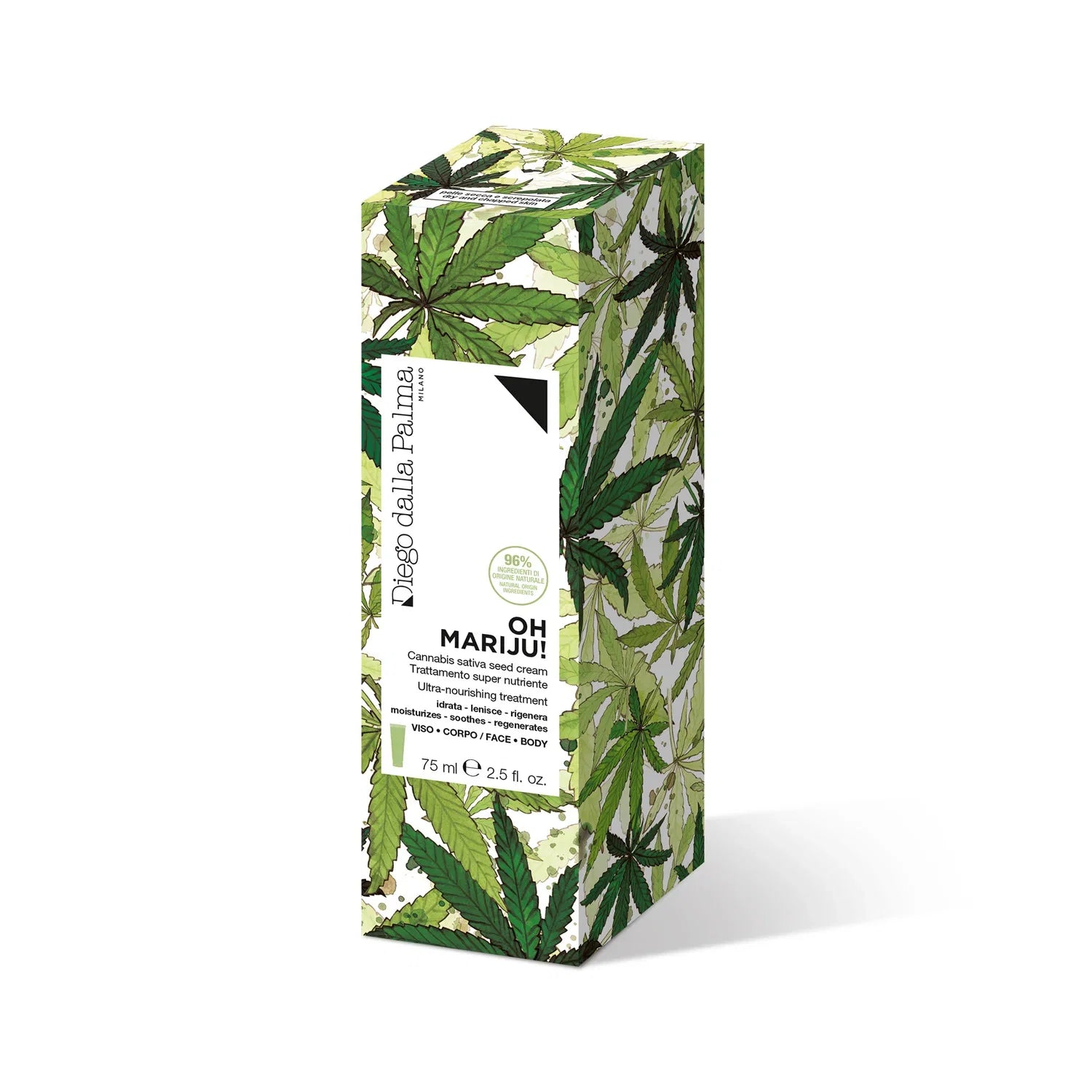 Diego Dalla Palma, Oh Mariju!, Vegan, Moisturizing, Cream, For Face & Body, 75 ml