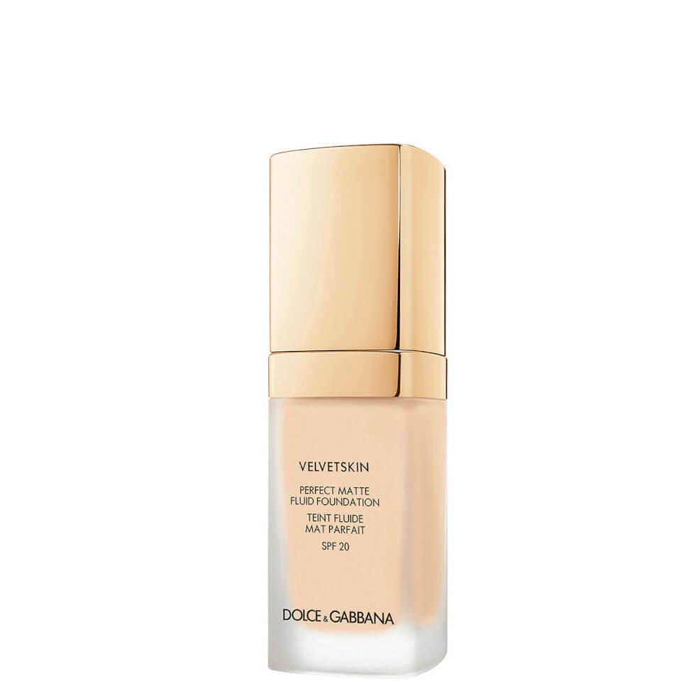 Dolce & Gabbana, Velvetskin, Matte, Liquid Foundation, 80, SPF 20, 30 ml