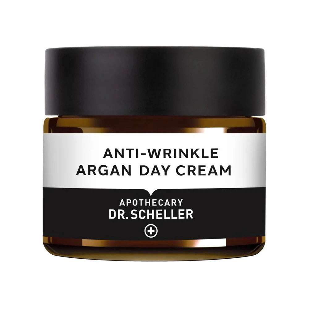 Dr. Scheller, Beskyttende Argan, Vegansk, Alkoholfri, Glutenfri, Laktosefri, Sulfatfri, Opstrammende & Anti-rynke, Dag, Creme, Ansigt, 50 ml